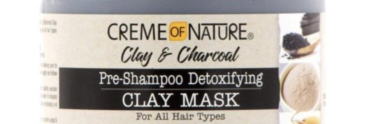 Creme of Nature  Clay & Charcoal Pre shampoo Detoxifying Clay Mask